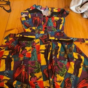 Universal Studios MONSTERS unique vintage dress